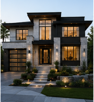 Contemporary prairie residential design
