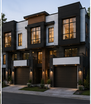 Modern infill duplex design